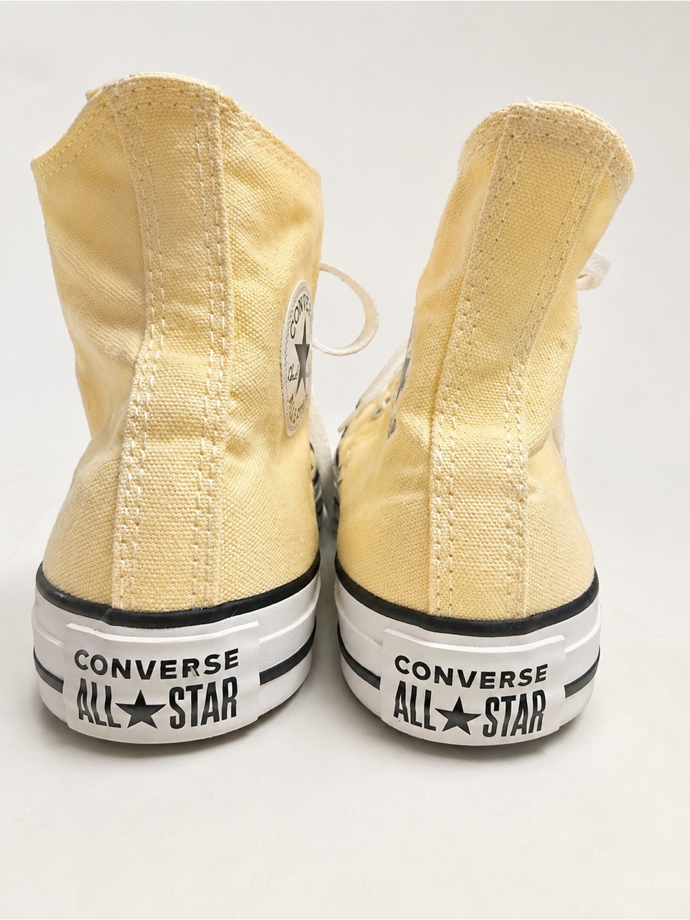 Converse Yellow High Top Canvas Sneakers - Picture 2 of 3